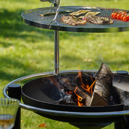 HEAT Outdoor Living Heat Pendal firebowl with hanging grill