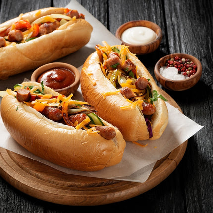 Waardse boerderijkip - Hotdog Texas Kip - Jalapeno  - Cheddar