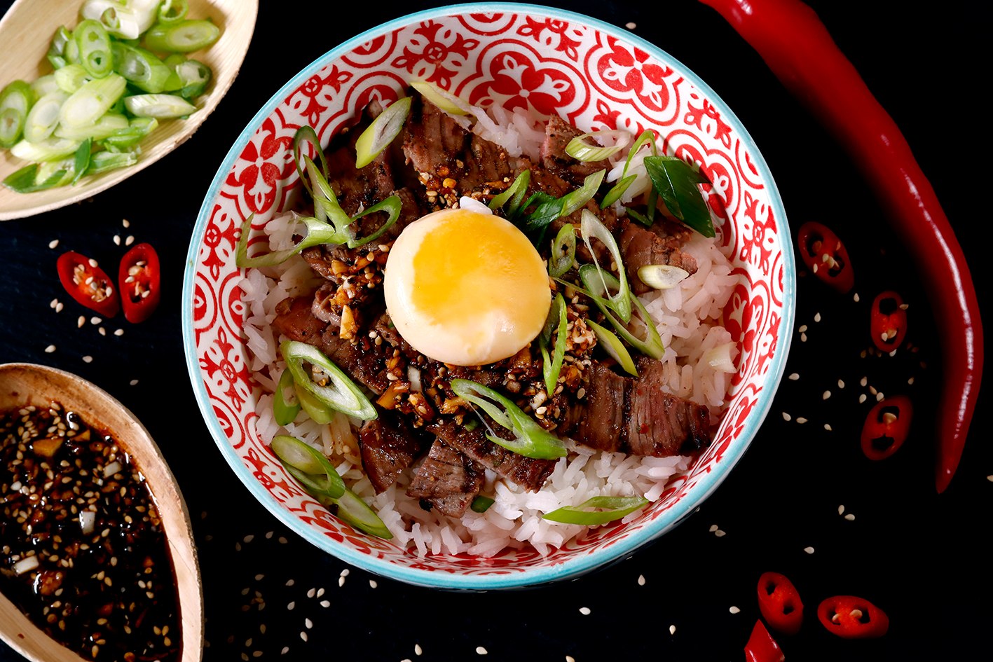 Yakiniku Don (Japanese BBQ Style Beef Bowl)