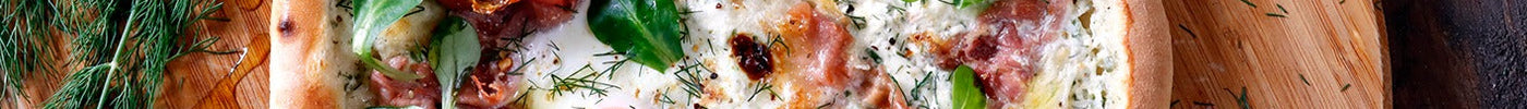 Voorjaarspizza's: HAM / EI en ZALM / ASPERGE