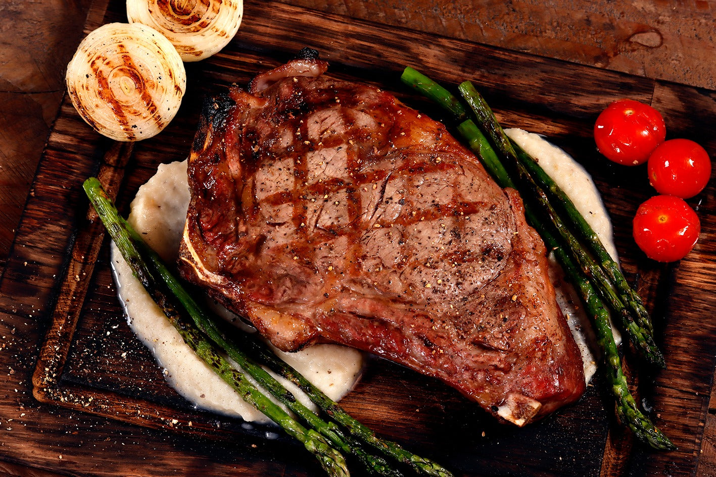 Miguel Vergara Cote de Boeuf met uienpuree & gegrilde asperges 🔥