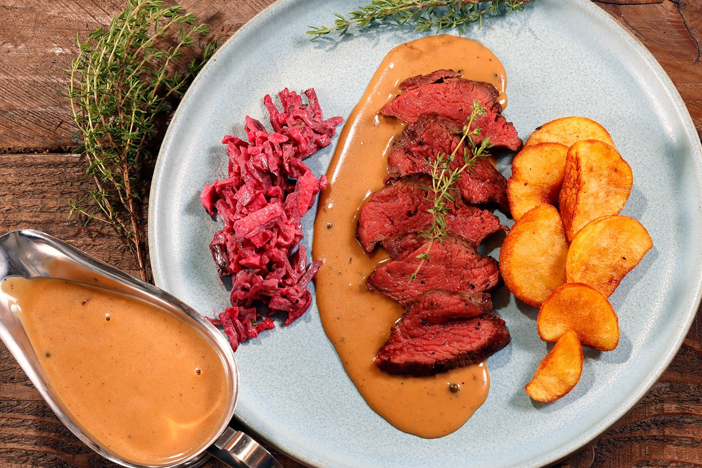 Heerlijke Diamanthaas met Huisgemaakte Pepersaus binnen 20 minuten klaar.