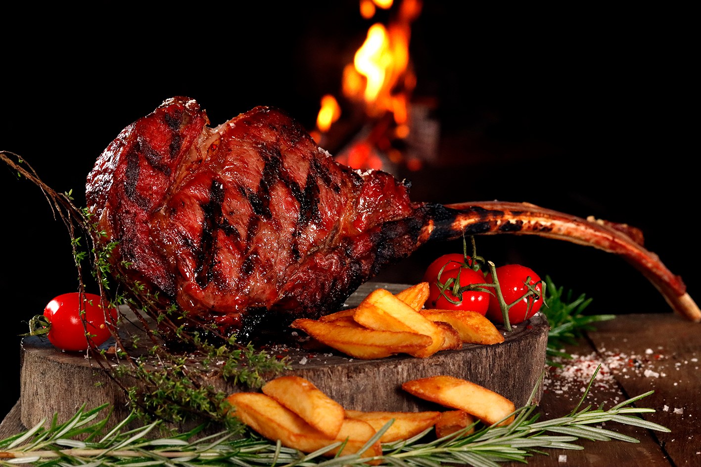 Tomahawk - van 200 dagen graan gevoerd Australisch Angus Pastoral rund