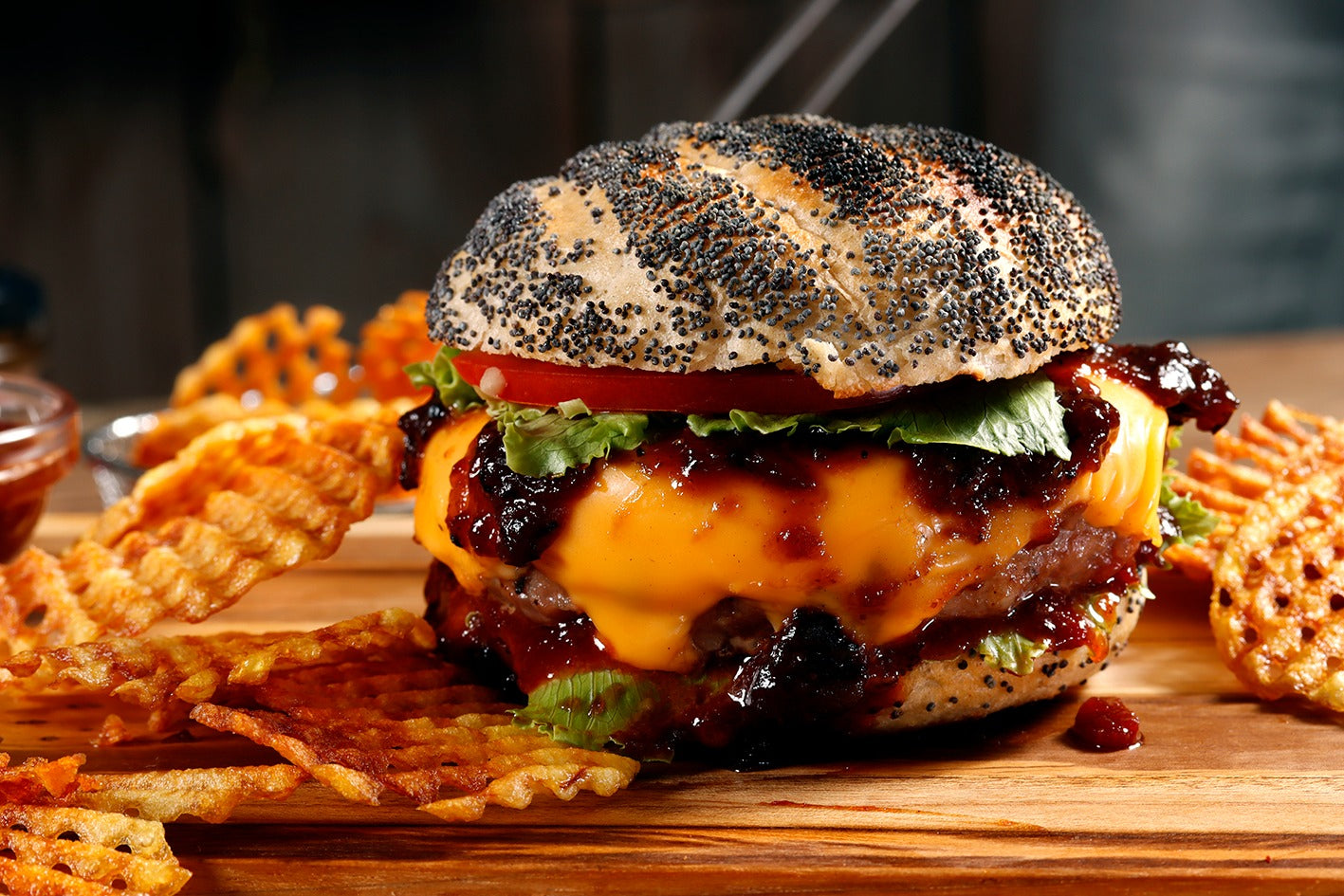 Spicy Iberico Cheeseburger – Pittige Burger van Spaans Iberico Varkensvlees 🔥