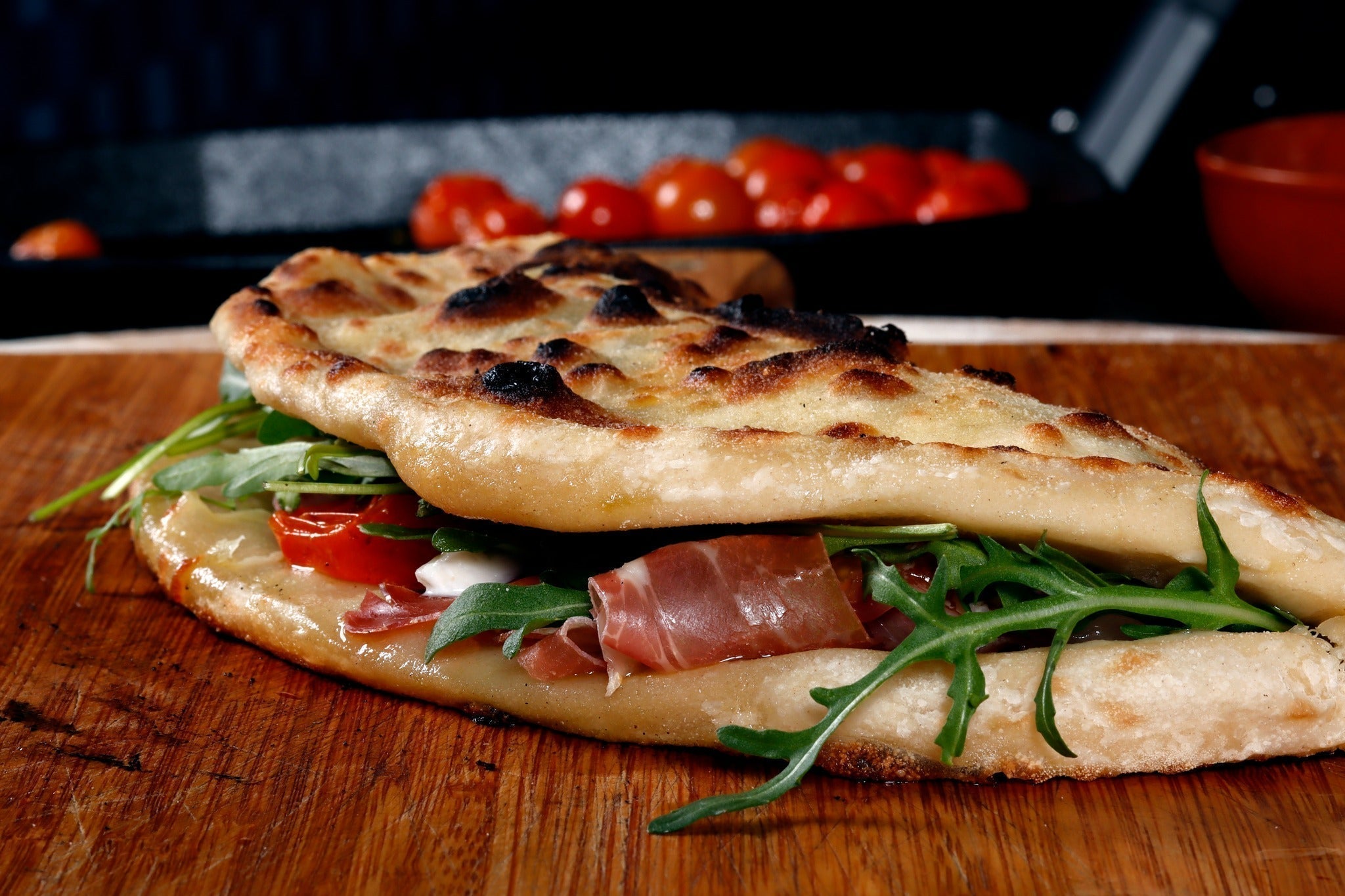Pizza Sandwich uit de Gozney Tread
