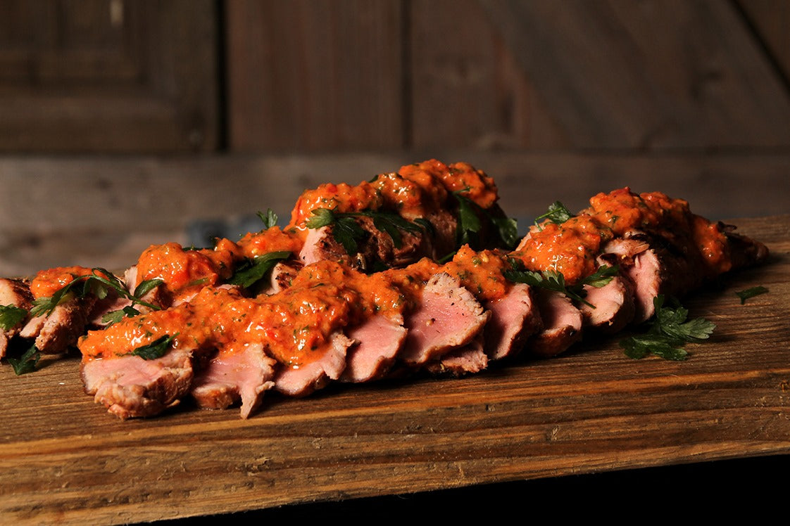 Iberico varkenshaas met zomerse salsa