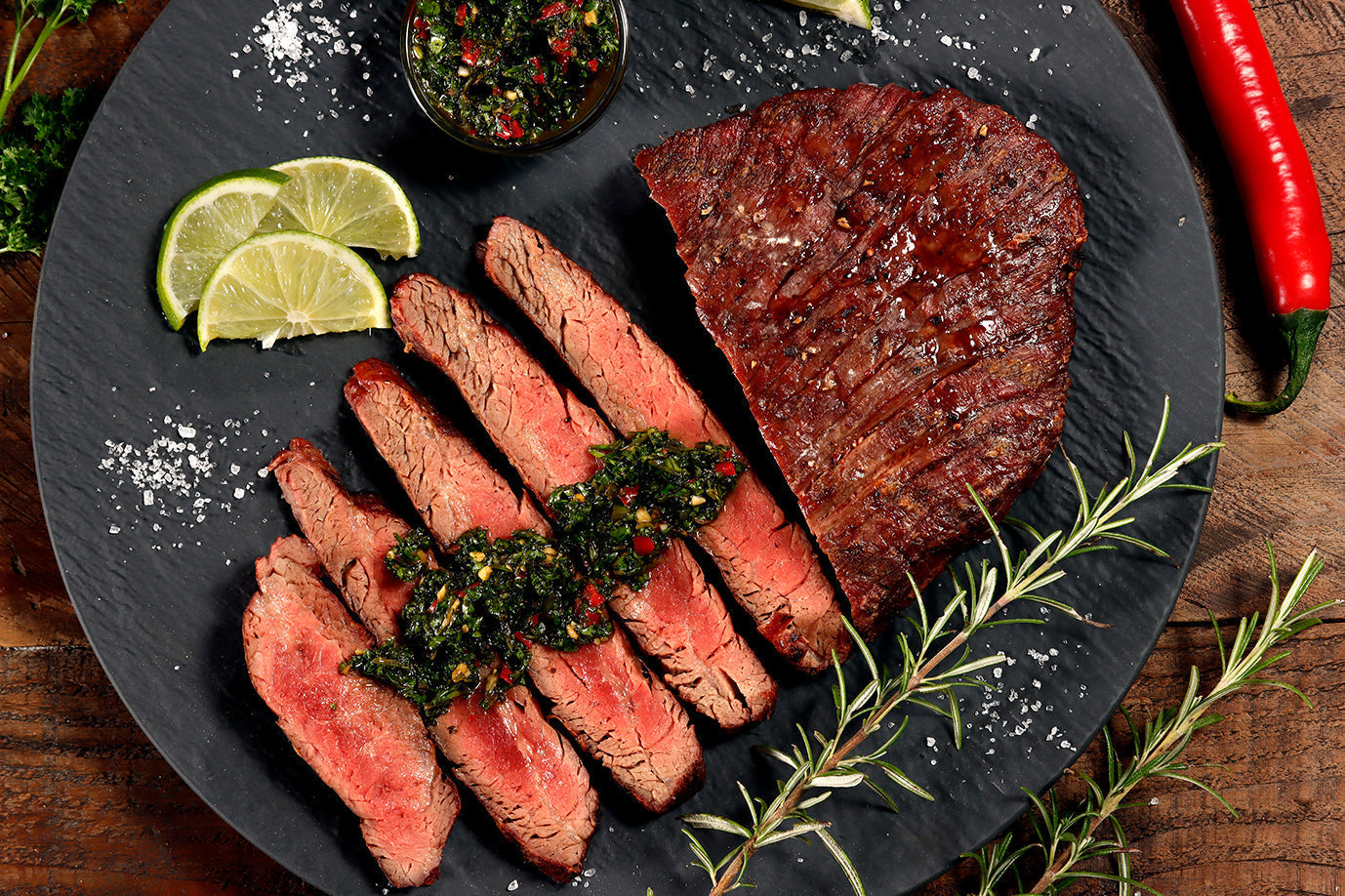 El Rancho MBS 3 Flanksteak met verse Chimichurri 🔥