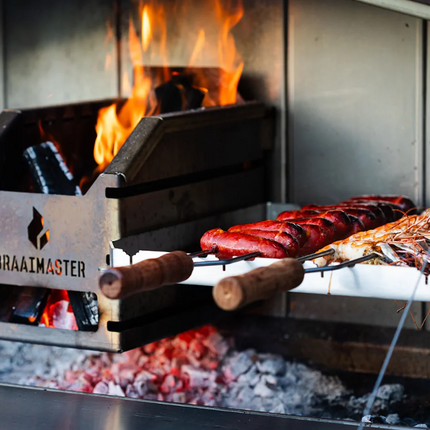 Braaimaster-Churrascoframeingebruik