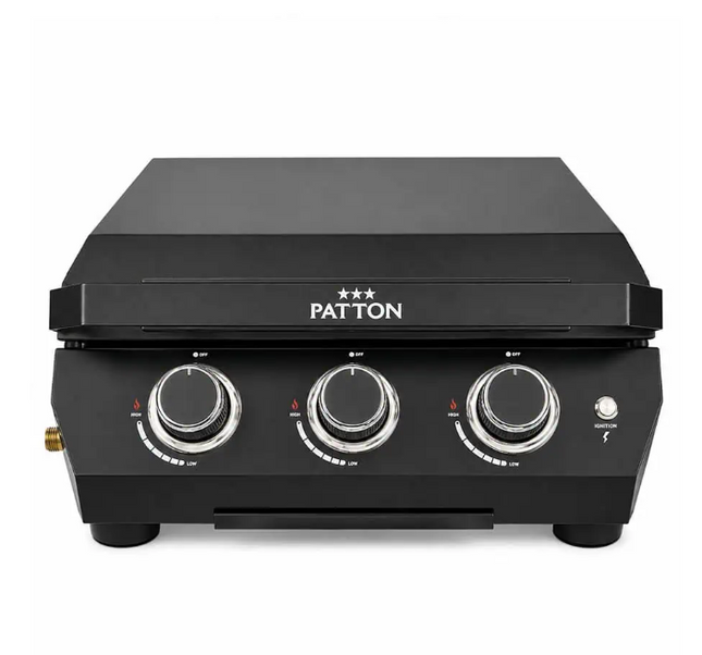 Patton - Vigor D300 Plancha Gasbarbecue met Deksel
