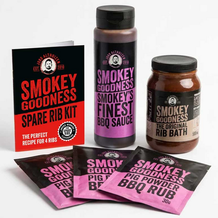 Inhoud sparerib box smokey goodness