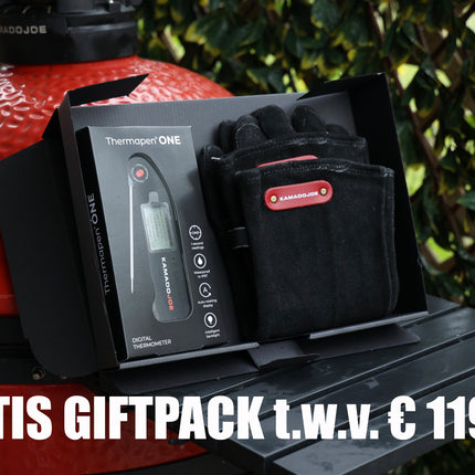 Beef Exclusief B.V. GRATIS Giftpack Kamado Joe t.w.v. € 119,99 bij aanschaf van Kamado Joe Classic en Big Joe