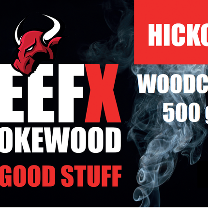 BEEFX Smokewood BEEFX - Smokewood Hickory Chips 1 kg