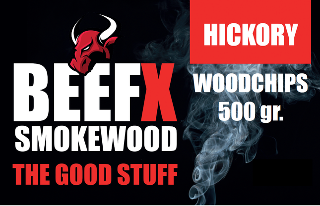 BEEFX Smokewood BEEFX - Smokewood Hickory Chips 1 kg