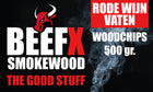 BEEFX Smokewood BEEFX - Smokewood Rode Wijn Chips 500 gram