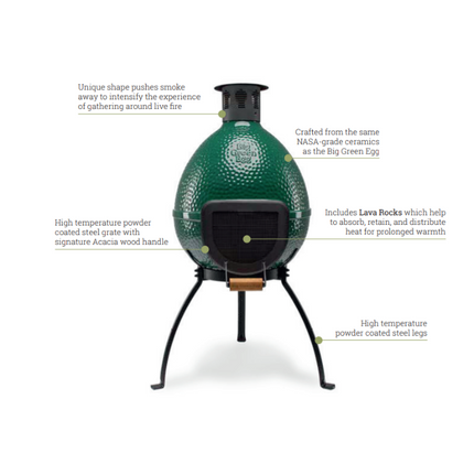 Big Green Egg Big Green Egg - Chiminea haard