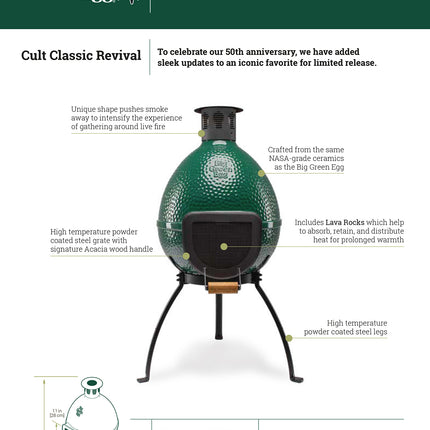 Big Green Egg Big Green Egg - Chiminea haard
