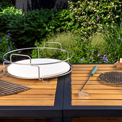 Big Green Egg Big Green Egg - The Onyx Large Essential outdoor kitchen RVS