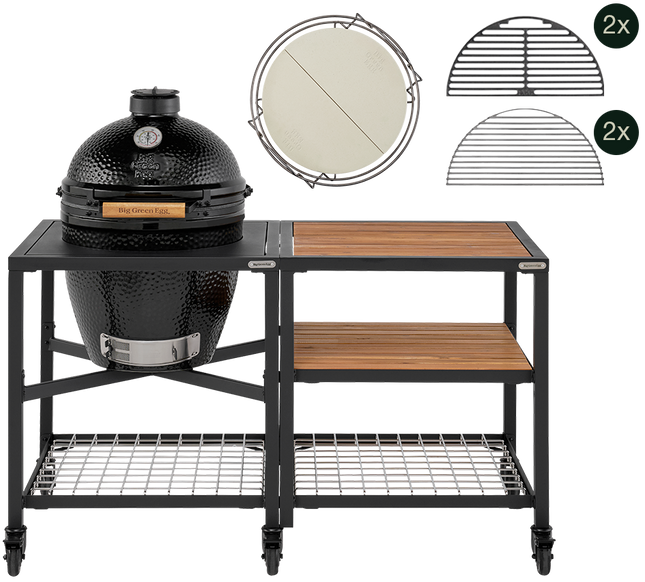 Big Green Egg Big Green Egg - The Onyx Large outdoor kitchen