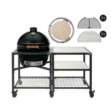 Big Green Egg Big Green Egg - The Onyx XLarge outdoor kitchen RVS