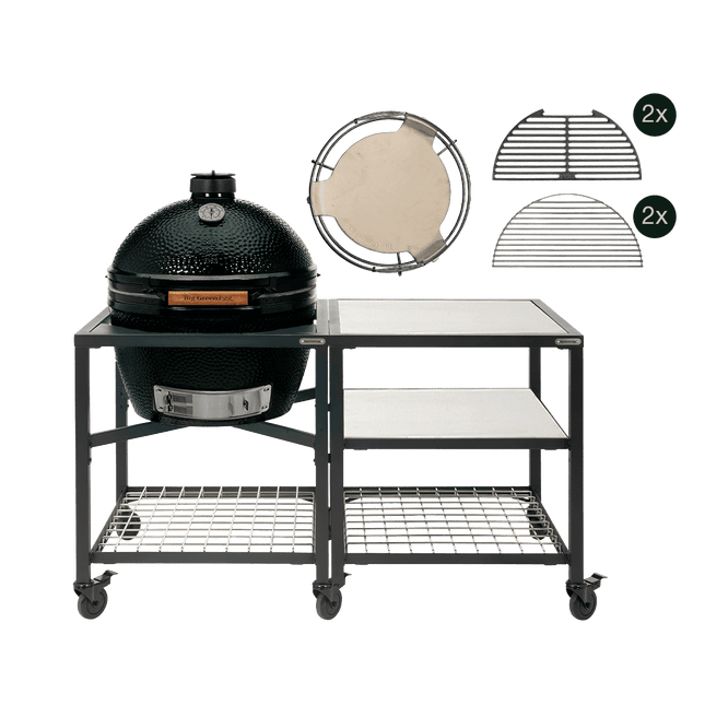 Big Green Egg Big Green Egg - The Onyx XLarge outdoor kitchen RVS
