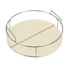 Big Green Egg Conveggtor Basket + 2 half moon conveggtor stone