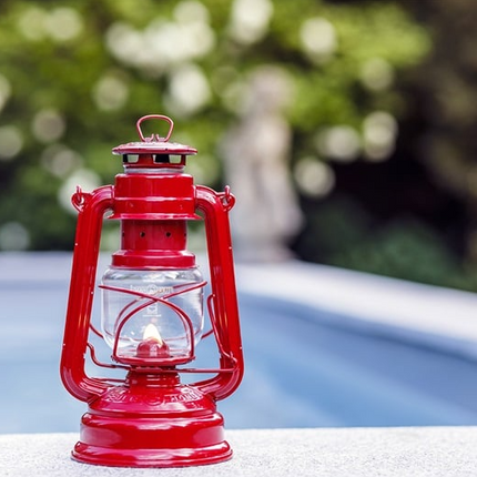 Feuerhand Feuerhand - Stormlamp 276 Robijn Rood