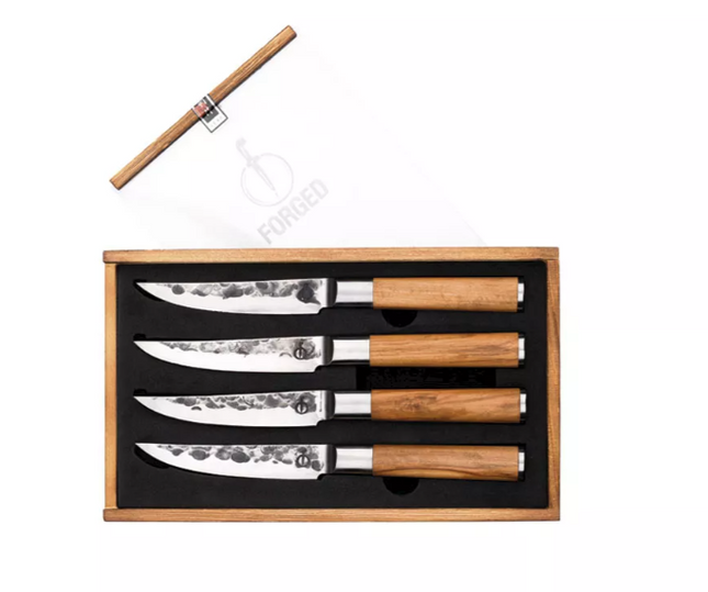 Forged Forged - Olive Steakmessen 4 stuks