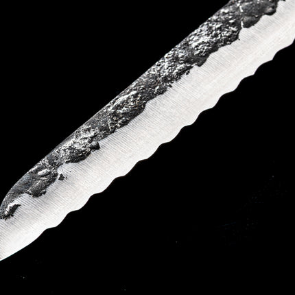 Forged Forged - Olive Universeel mes gekarteld