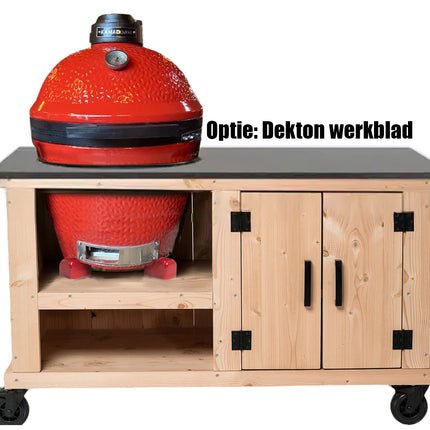 Fraaii Buitenkeukens Douglas buitenkeuken incl. KamadoJoe Classic 1
