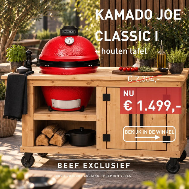Fraaii Buitenkeukens Douglas buitenkeuken incl. KamadoJoe Classic 1