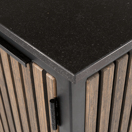 Fraaii Buitenkeukens Fraaii Inferno Bamboo Graphite Rhombus Inferno