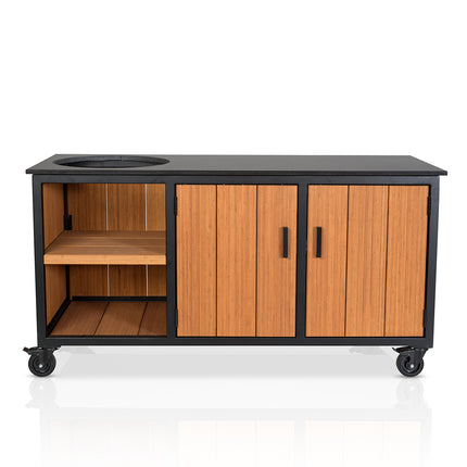 Fraaii Buitenkeukens Fraaii Inferno Bamboo Teak Oil Inferno