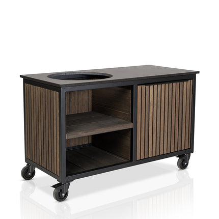 Fraaii Buitenkeukens Fraké Bamboo Graphite Rhombus Storage Storage