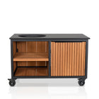Fraaii Buitenkeukens Fraké Bamboo Teak Oil Rhombus Storage Storage