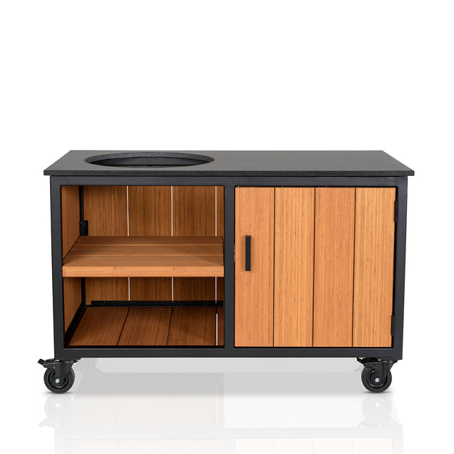 Fraaii Buitenkeukens Fraké Bamboo Teak Oil Storage Storage