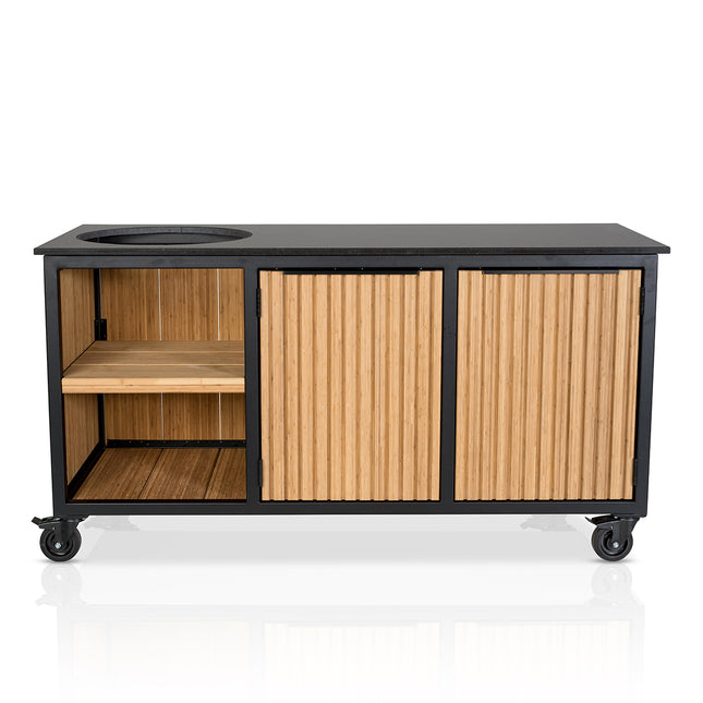 Fraaii Buitenkeukens Fraké Inferno Bamboo Natural Rhombus Inferno XL