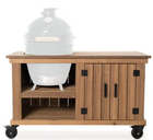 Fraaii Buitenkeukens Meranti Storage + Houten Werkblad Storage
