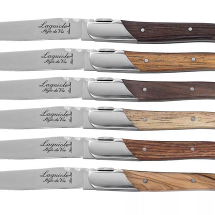 Laguiole Laguiole - Luxury Line Steakmessen Gemengd hout