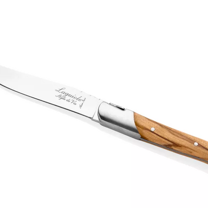 Laguiole Laguiole - Luxury Line Steakmessen Olijfhout