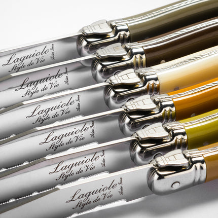 Laguiole Laguiole - Premium Line Steakmessen Treasure 1.8mm