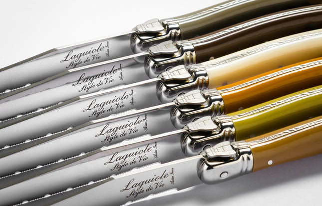 Laguiole Laguiole - Premium Line Steakmessen Treasure 1.8mm