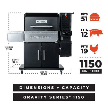 Masterbuilt Masterbuilt - Gravity Series 1150