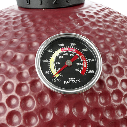 Patton Patton - Premium Kamado 15'' Bordeaux