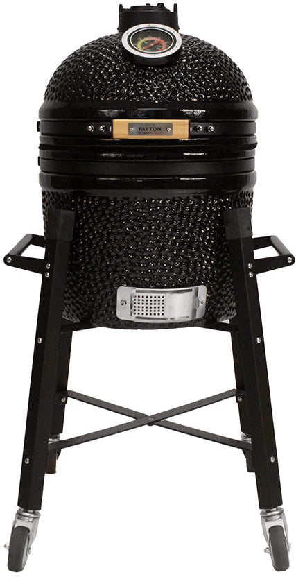 Patton Patton - Premium Kamado Grill 15" Black met onderstel