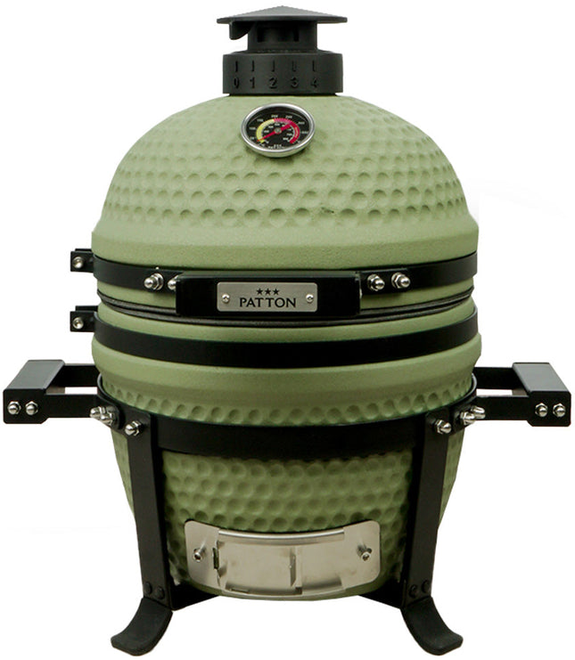 Patton Pre Order: Patton - Premium Kamado 13'' Olive Green