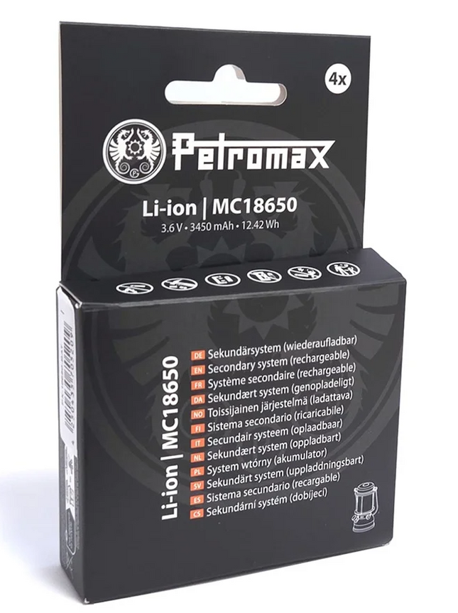 Petromax Petromax - 18650 Li-Ion Batterij 4st