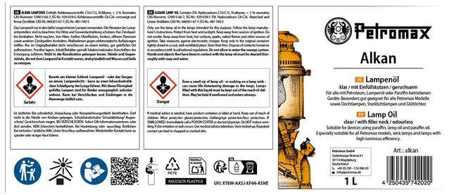 Petromax Petromax - Alkan Paraffine 1L