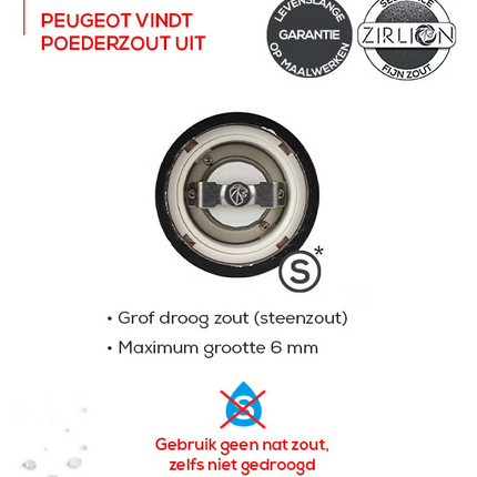 Peugeot France Peugeot France Elektrisch peper-en-zoutmolenstel Night Elect