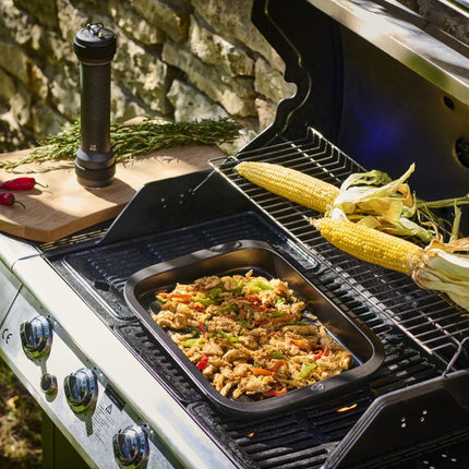 Peugeot France Peugeot France Grill to Table BBQ schaal rechthoekig zwart