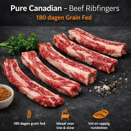 Pure Canadian Beef Pure Canadian - Beef Ribfingers 180 dgn GV